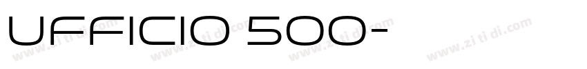 Ufficio 500字体转换